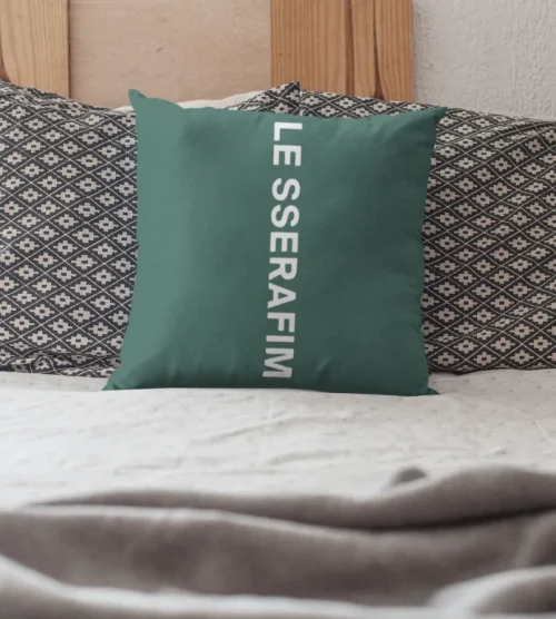 Le Sserafim Sidebar Logo Pillow Case #1
