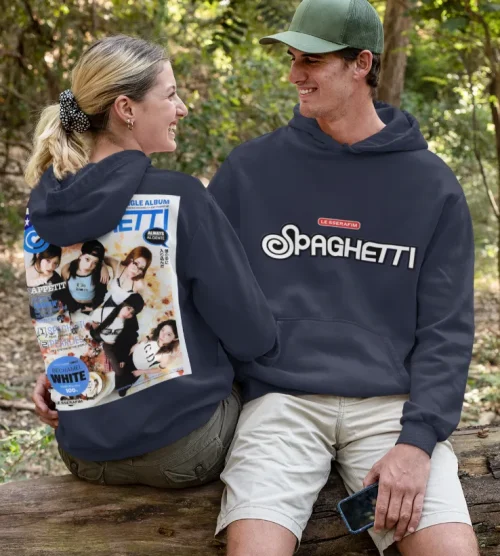 Le Sserafim Spaghetti Cover Hoodie